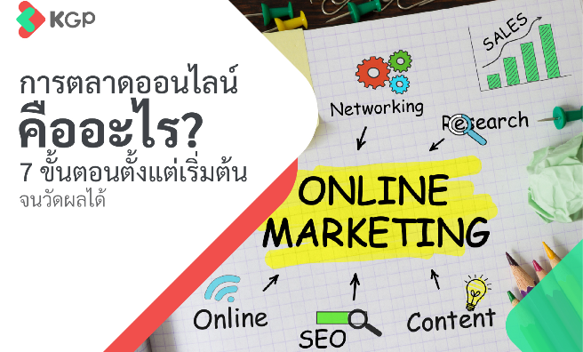การตลาดออนไลน์คืออะไร? 7 ขั้นตอนตั้งแต่เริ่มต้นจนวัดผลได้